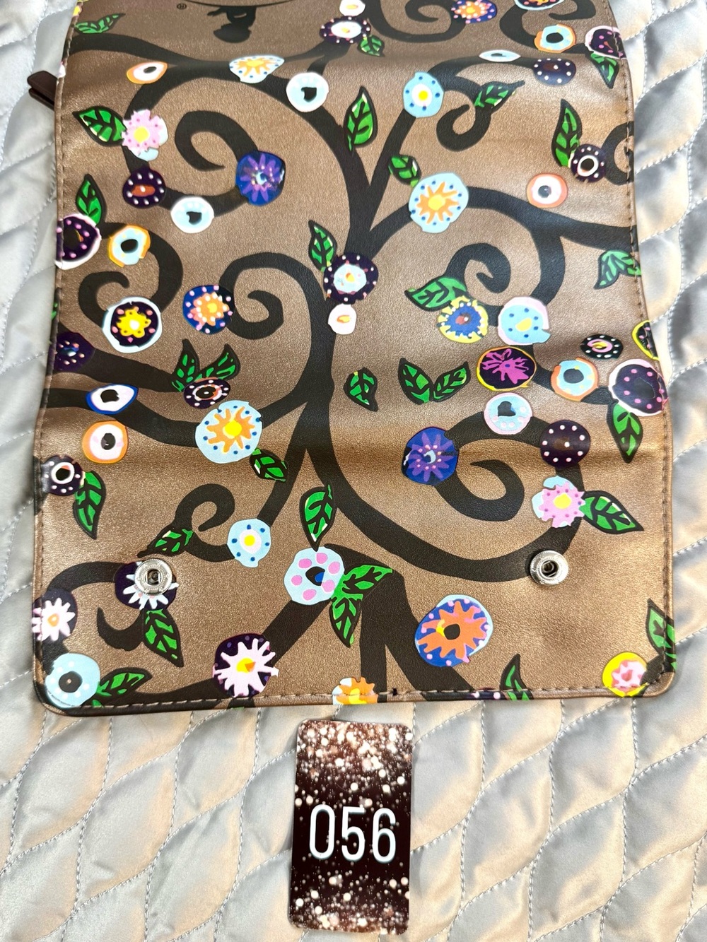Travel Jewelry, organizer, trifle with Multicolor Blossoms and floral bird desig - Picture 11 of 16